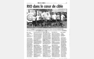 Revue de presse Collectif Objectif Rio
