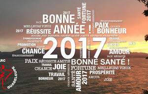 La Ligue de Tir à l'Arc de la Guadeloupe vous souhaite une bonne et heureuse année 2017
